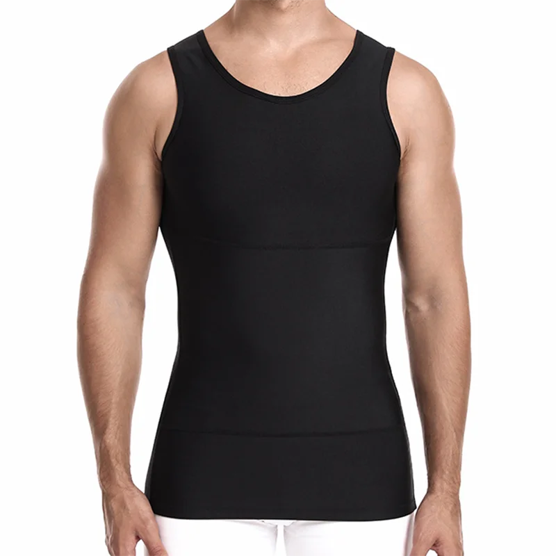 Men Body Shaper Slimming Compression Vest Undershirt Seamless Waist Trainer Tank Top Belly Control Weight Loss Shapewear